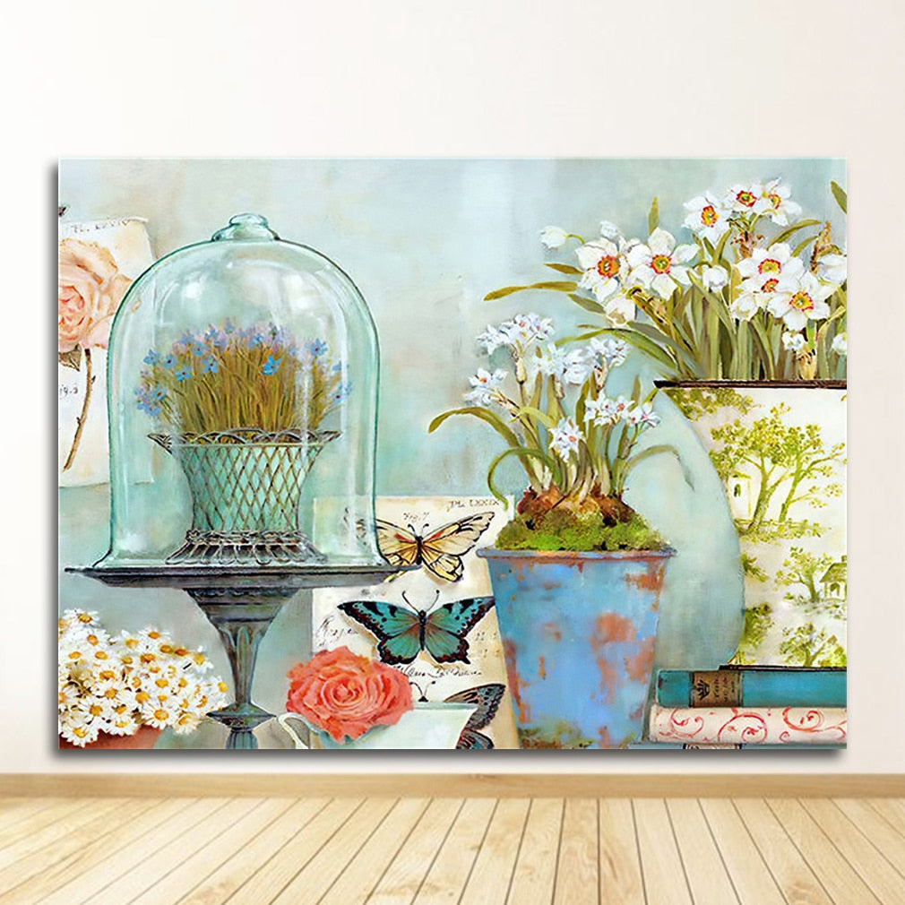 Arthia Designs - Minimalist Nordic Watercolor Flower Canvas Art - Review