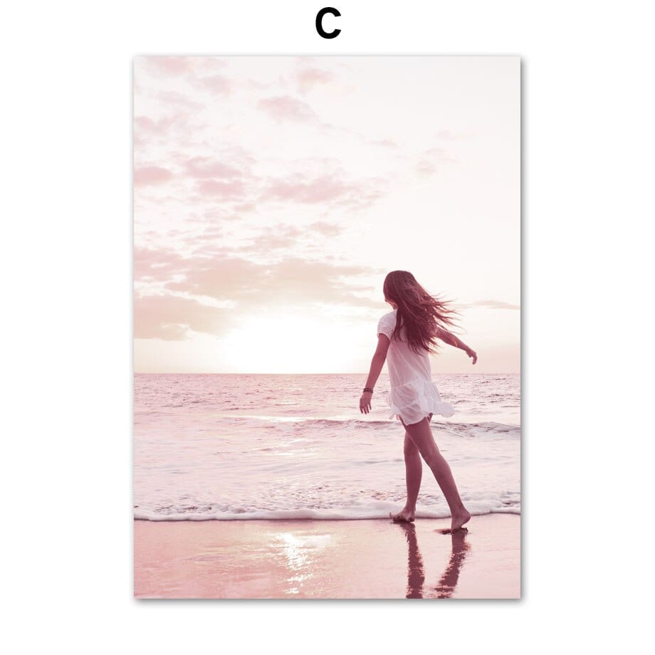 Arthia Designs - Summer Vibe Beach Girl Canvas Art - Review