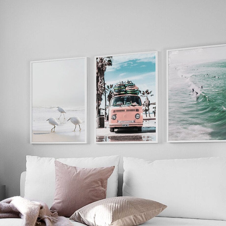 Arthia Designs - Summer Strike Beach Road Trip Canvas Art - Review
