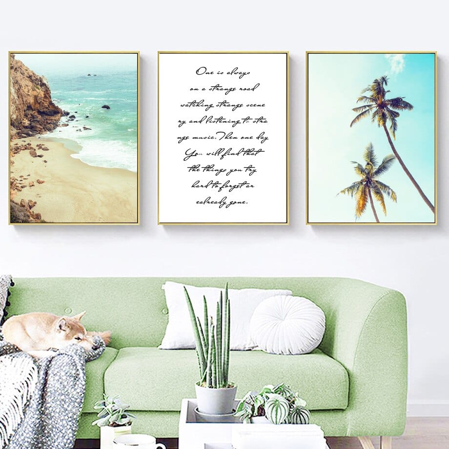 Arthia Designs - Seaside Old Castle Canvas Art - Review