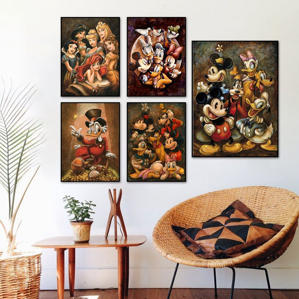 Arthia Designs - Disney Cartoon Characters Canvas Art - Review