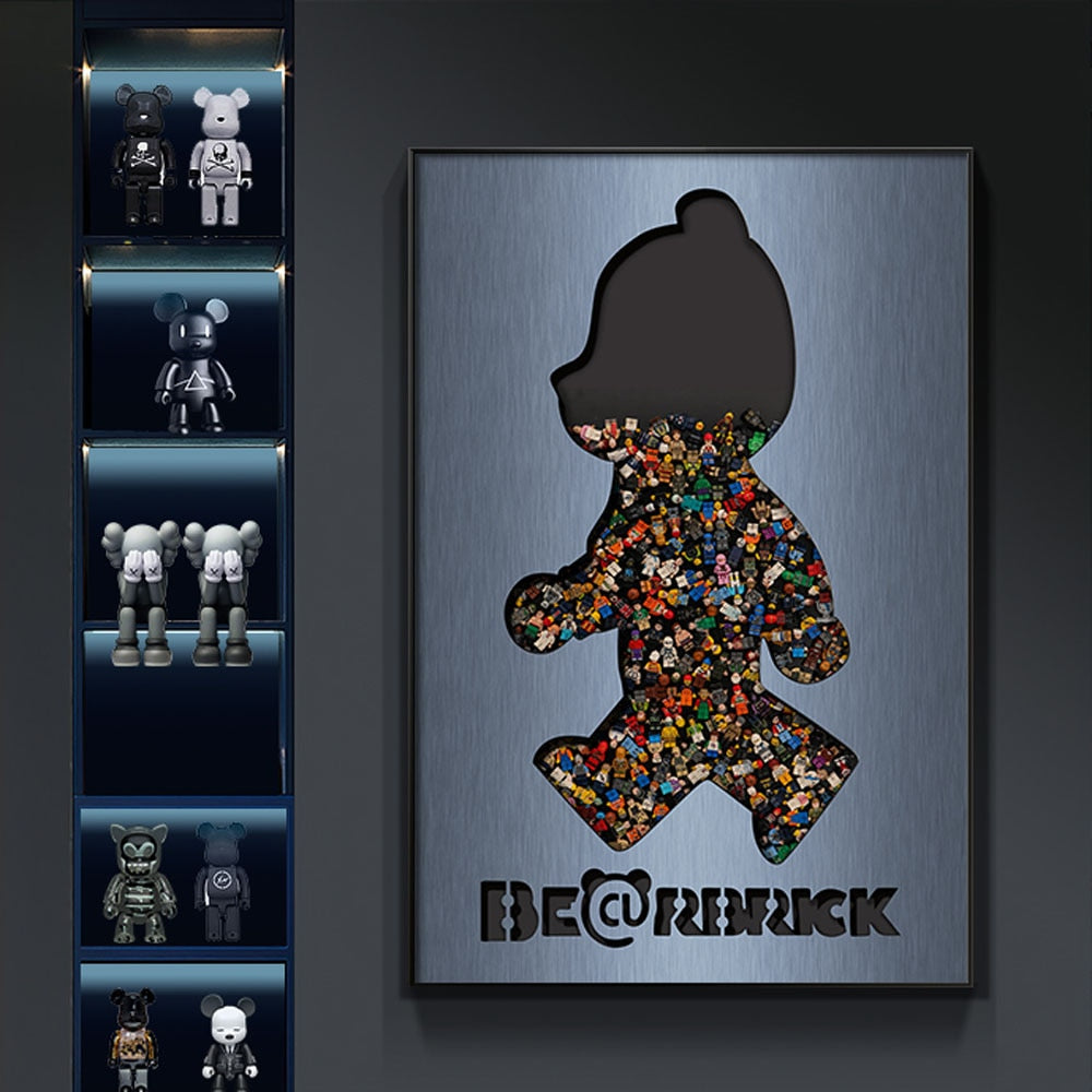Arthia Designs - Cartoon Bearbrick Graffiti Canvas Art - Review