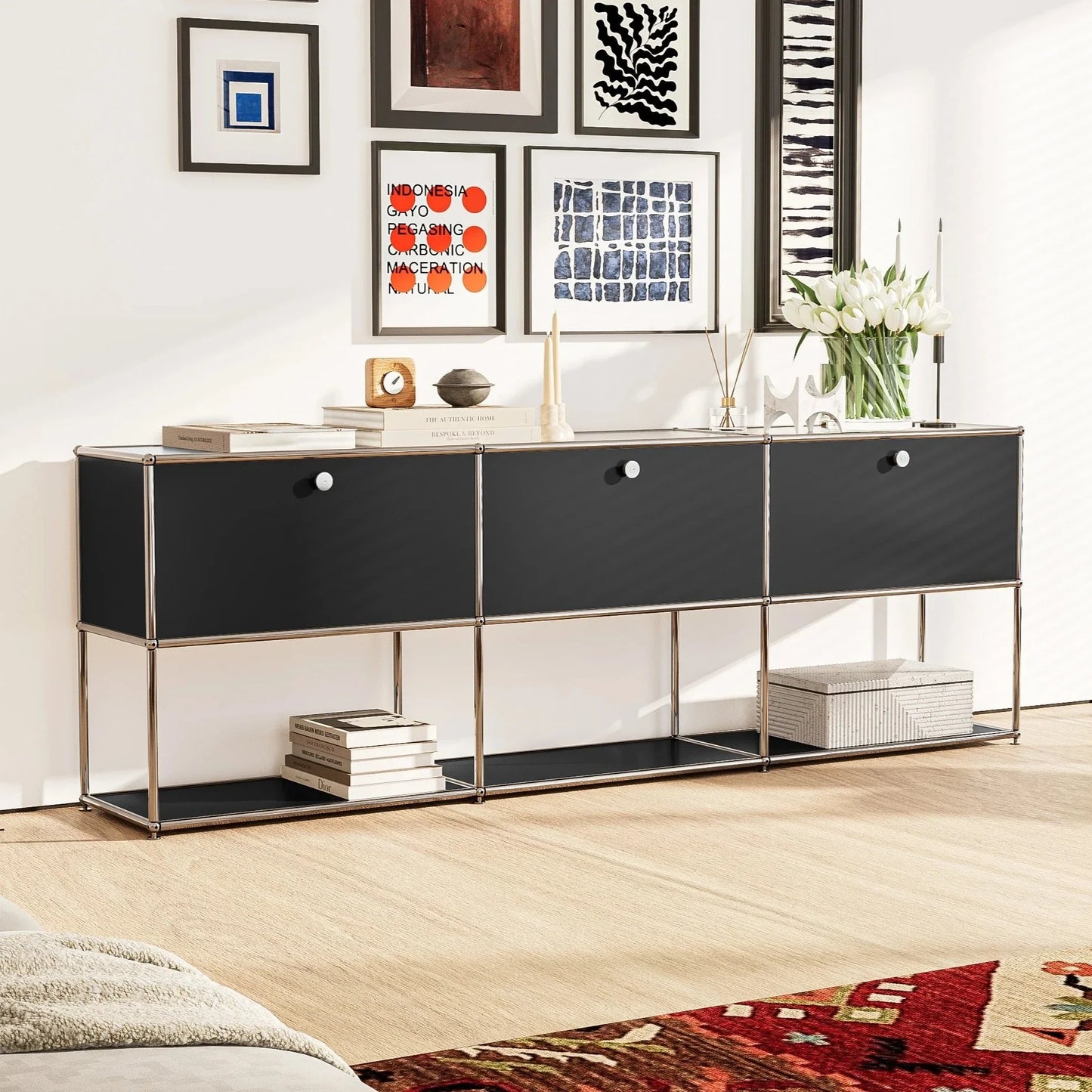 Arthia Designs - USM Haller Black Modular Storage Cabinet Replica - Review