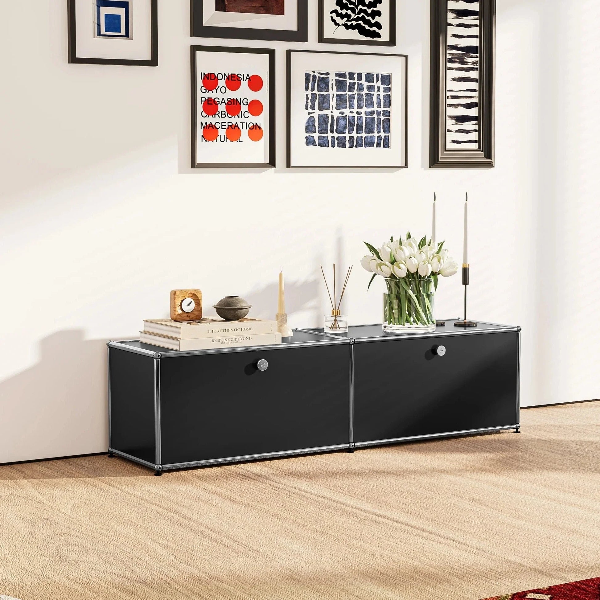 Arthia Designs - USM Haller Black Modular Storage Cabinet Replica - Review