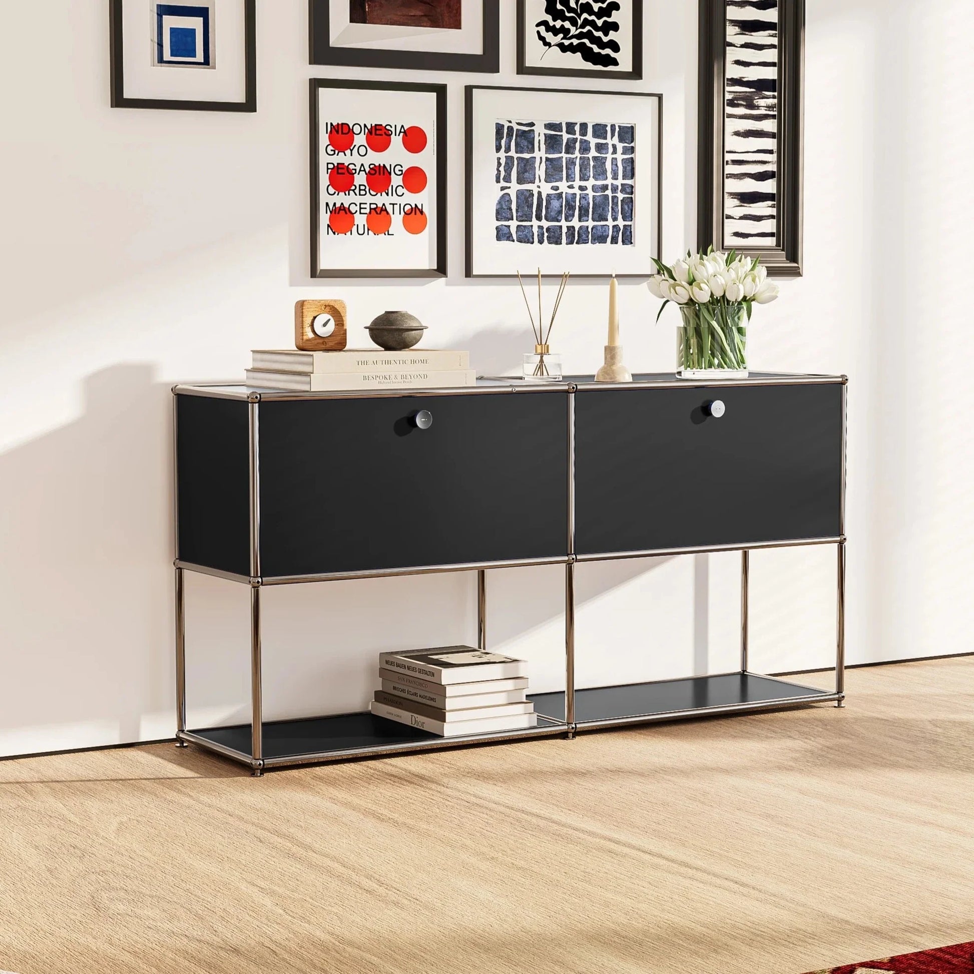 Arthia Designs - USM Haller Black Modular Storage Cabinet Replica - Review