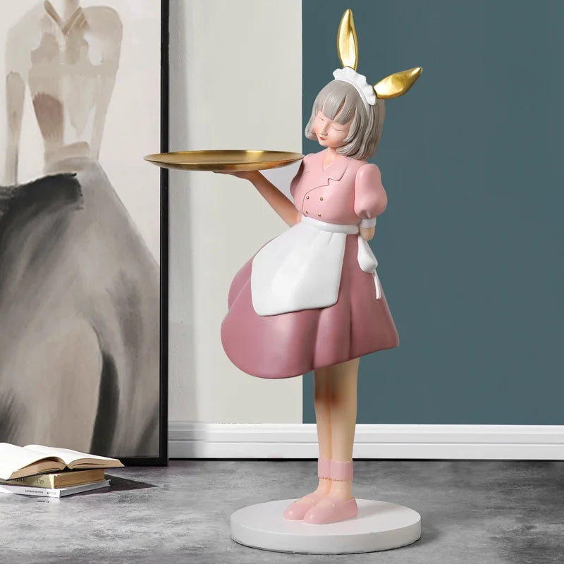 Arthia Designs - Rabbit Girl Maid Statue with Tray - Review