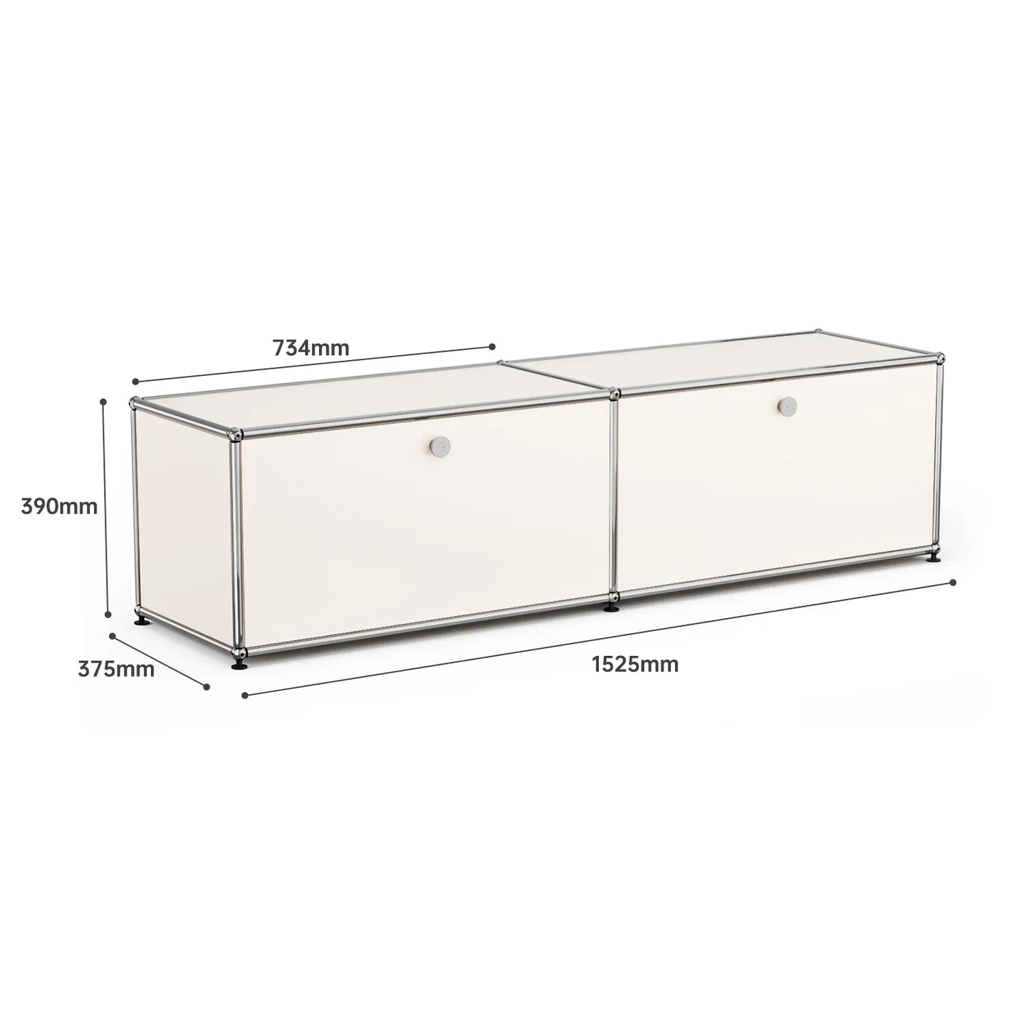 Arthia Designs - USM Haller White Modular Storage Cabinet Replica - Review