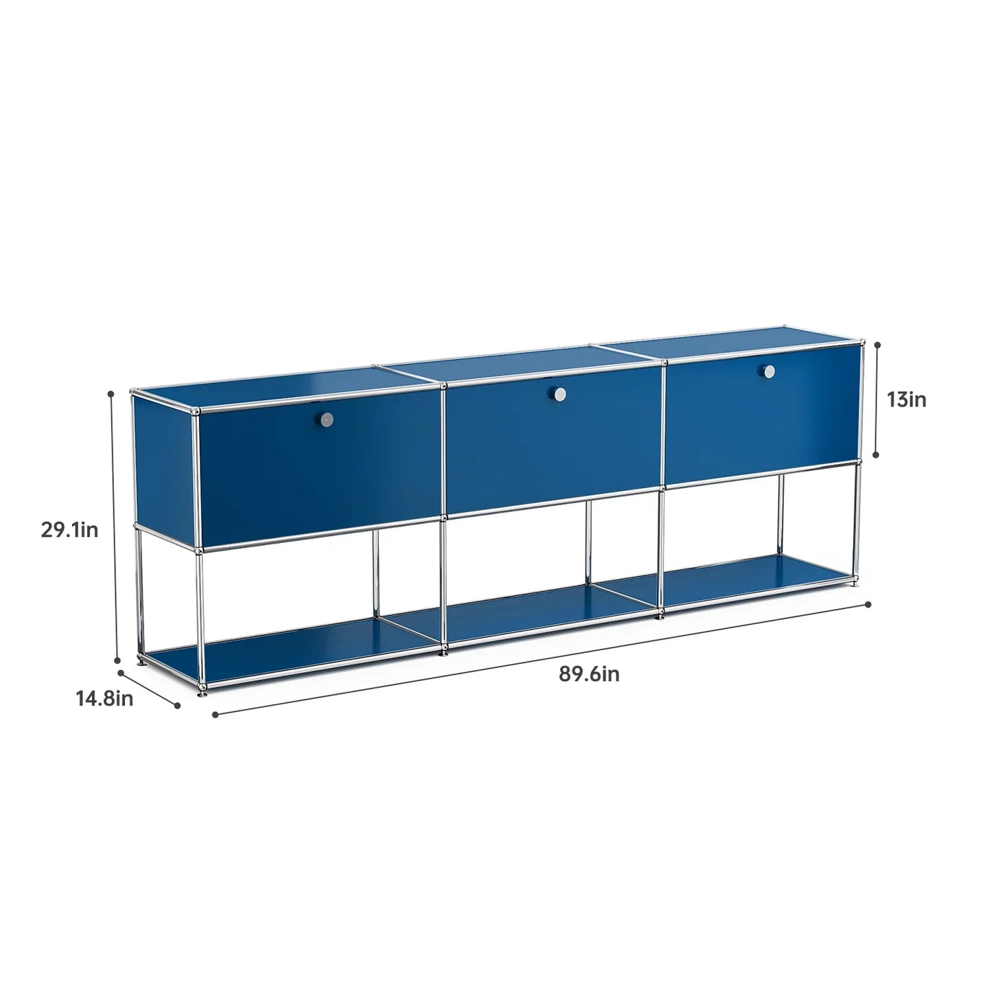 Arthia Designs - USM Haller Blue Modular Storage Cabinet Replica - Review