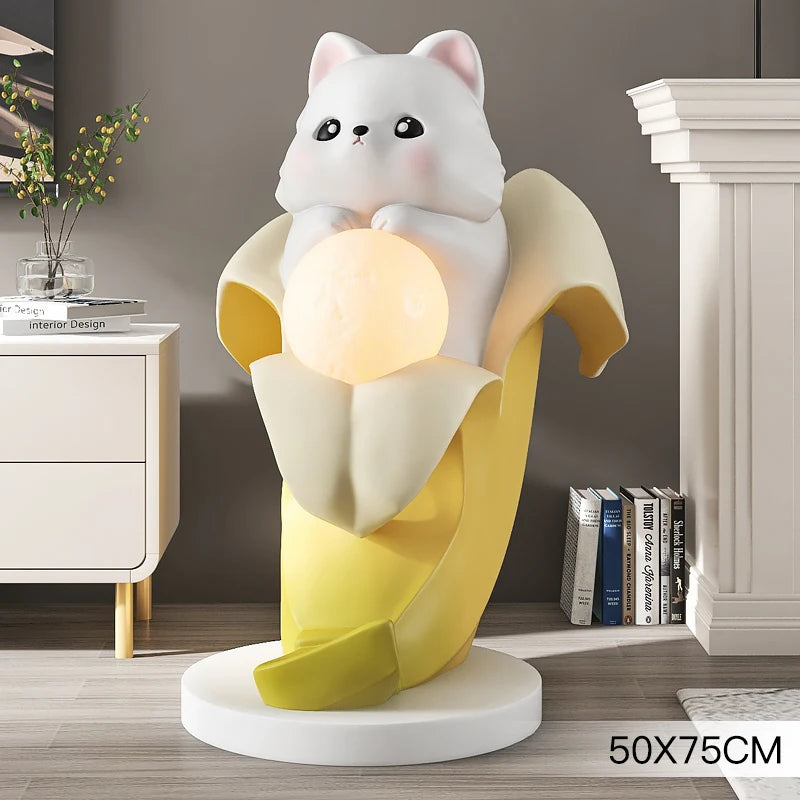 Arthia Designs - Banana Cat Statue With Light - Review