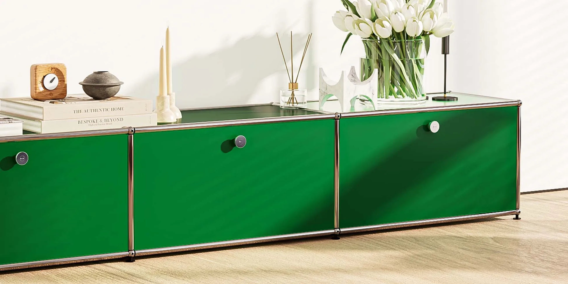 Arthia Designs - USM Haller Green Modular Storage Cabinet Replica - Review