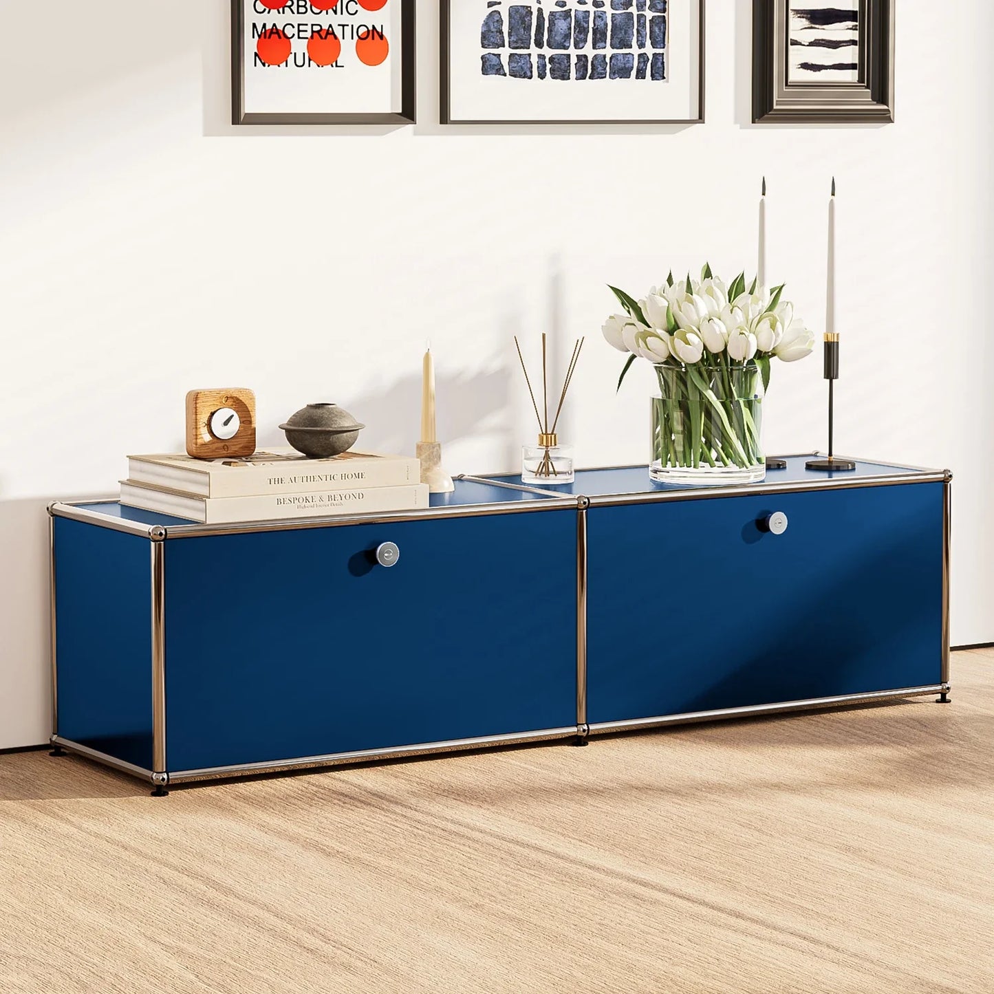 Arthia Designs - USM Haller Blue Modular Storage Cabinet Replica - Review