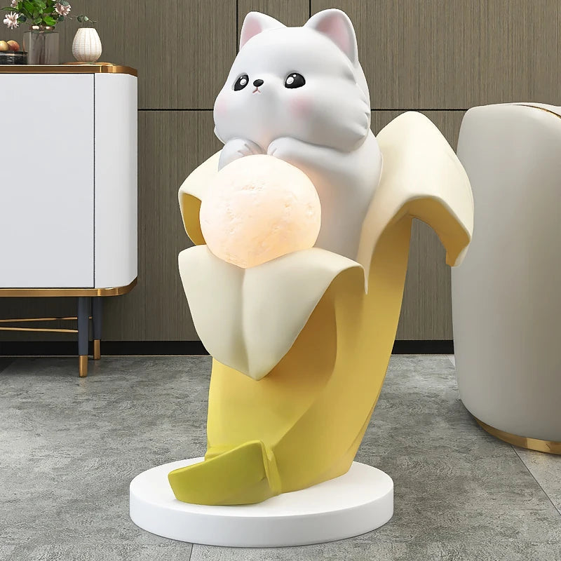 Arthia Designs - Banana Cat Statue With Light - Review