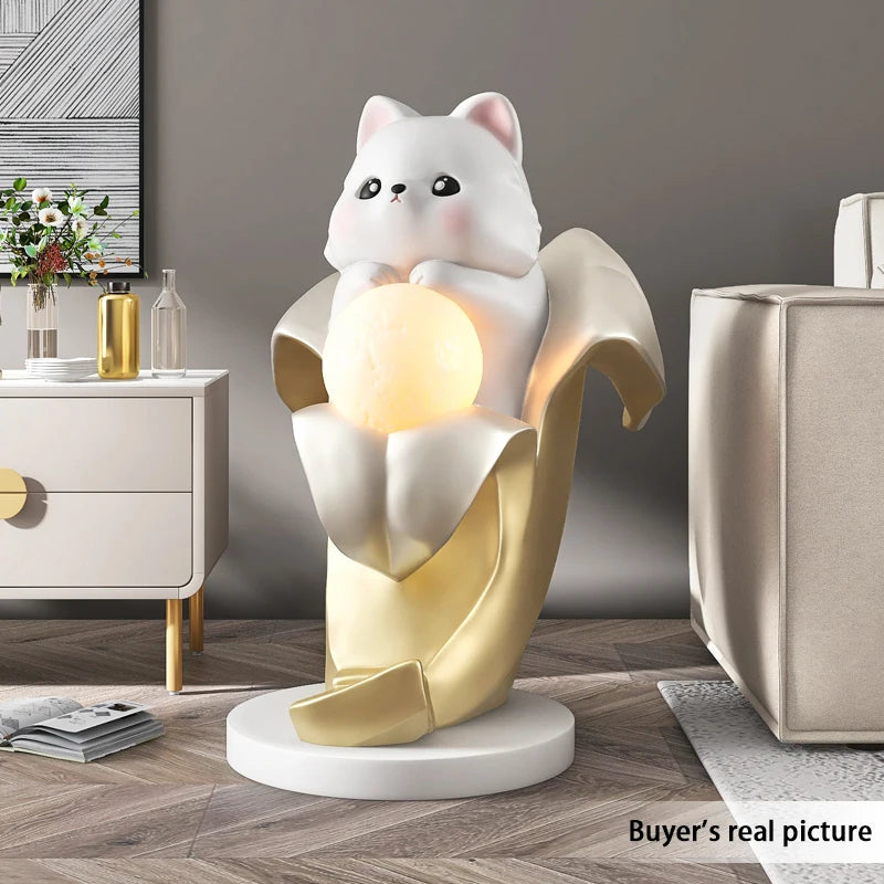 Arthia Designs - Banana Cat Statue With Light - Review