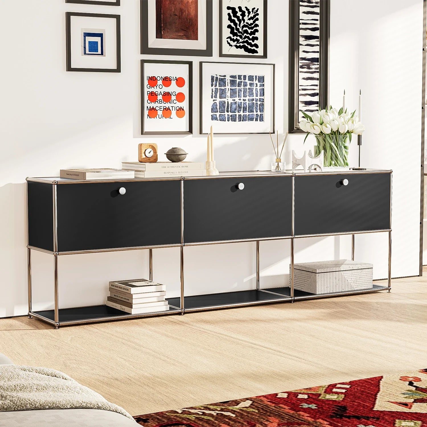 Arthia Designs - USM Haller Black Modular Storage Cabinet Replica - Review