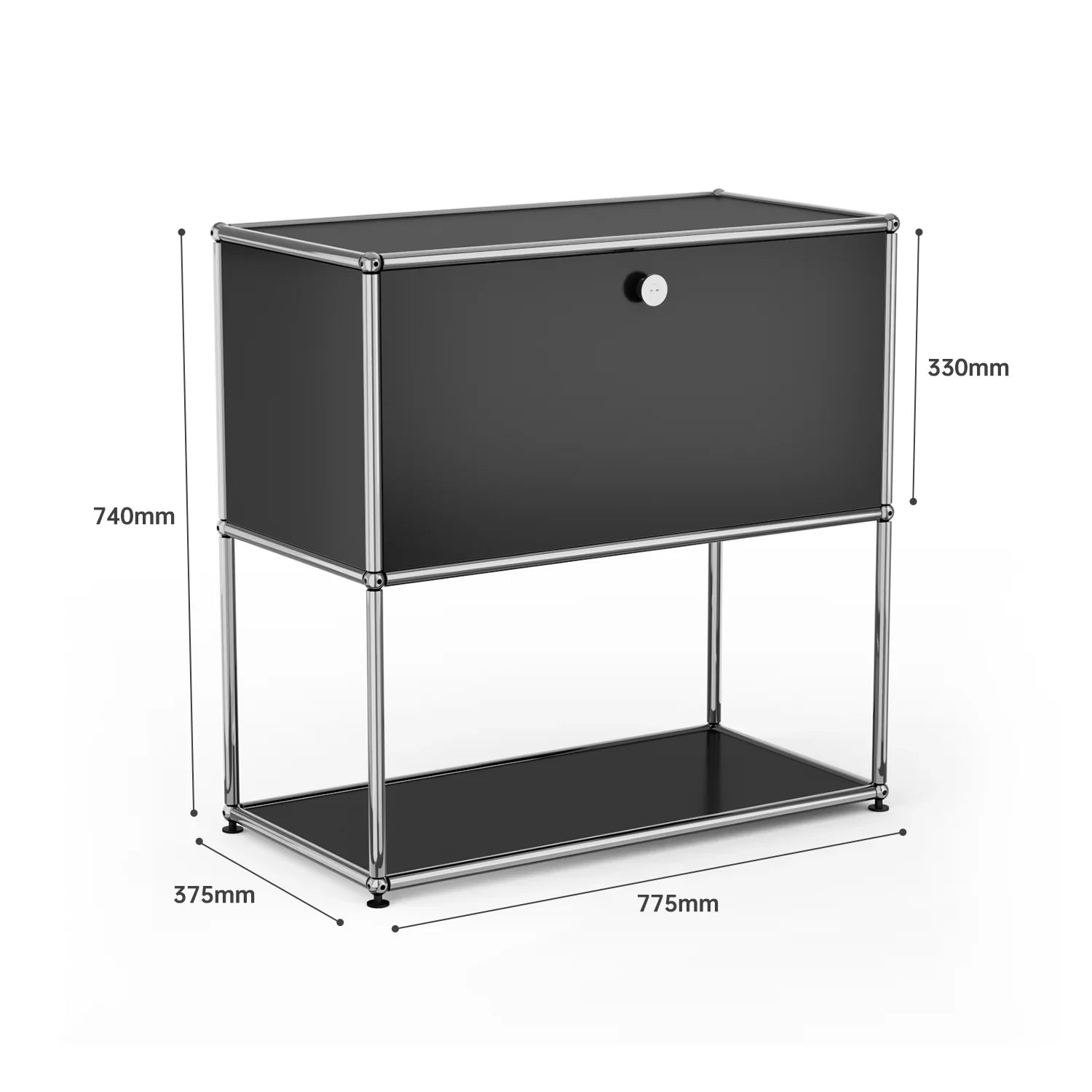 Arthia Designs - USM Haller Black Modular Storage Cabinet Replica - Review