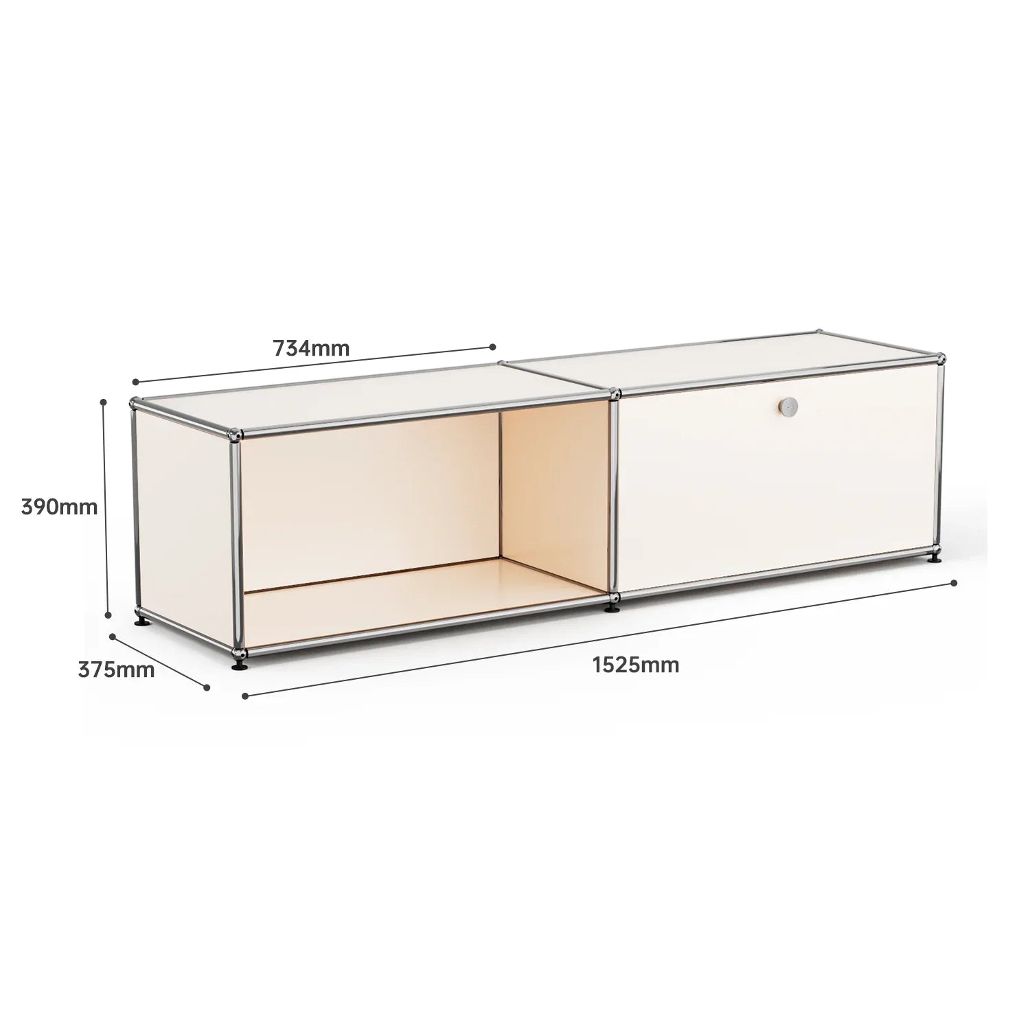 Arthia Designs - USM Haller White Modular Storage Cabinet Replica - Review