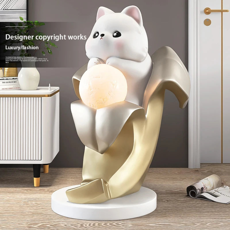 Arthia Designs - Banana Cat Statue With Light - Review