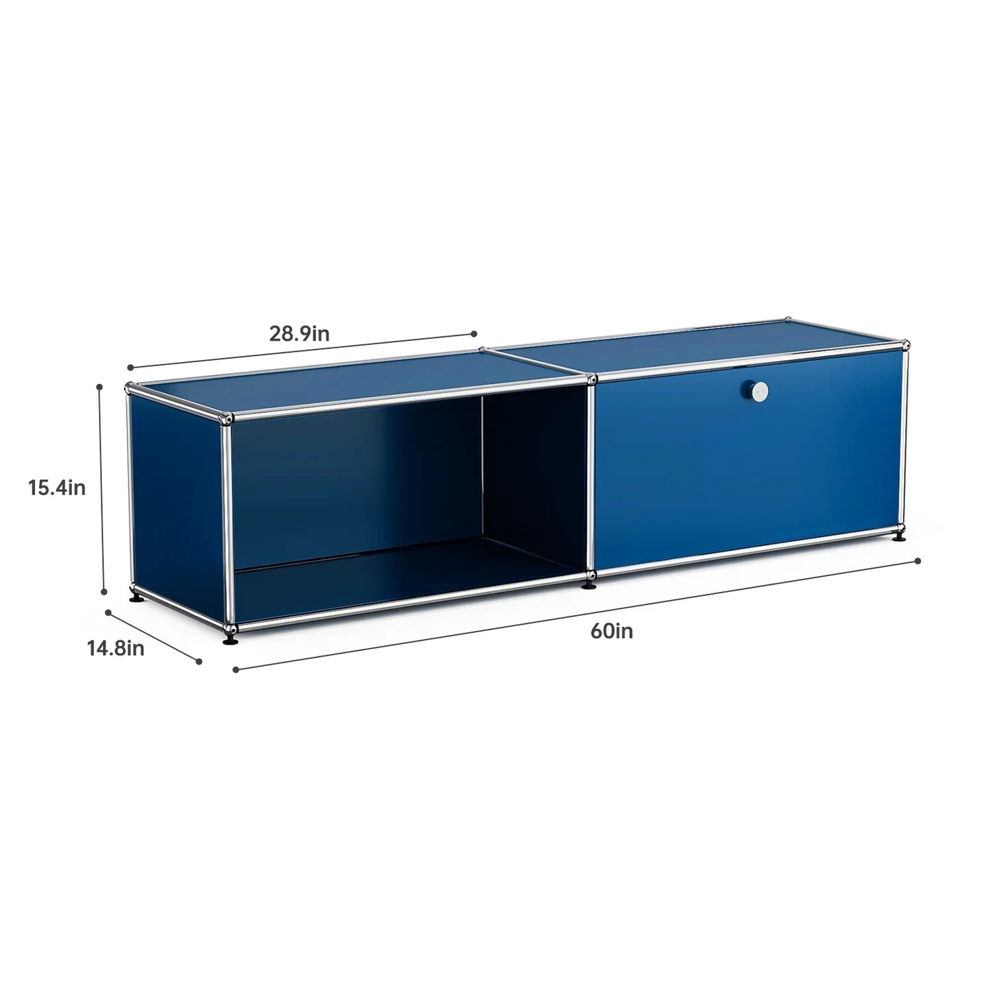 Arthia Designs - USM Haller Blue Modular Storage Cabinet Replica - Review