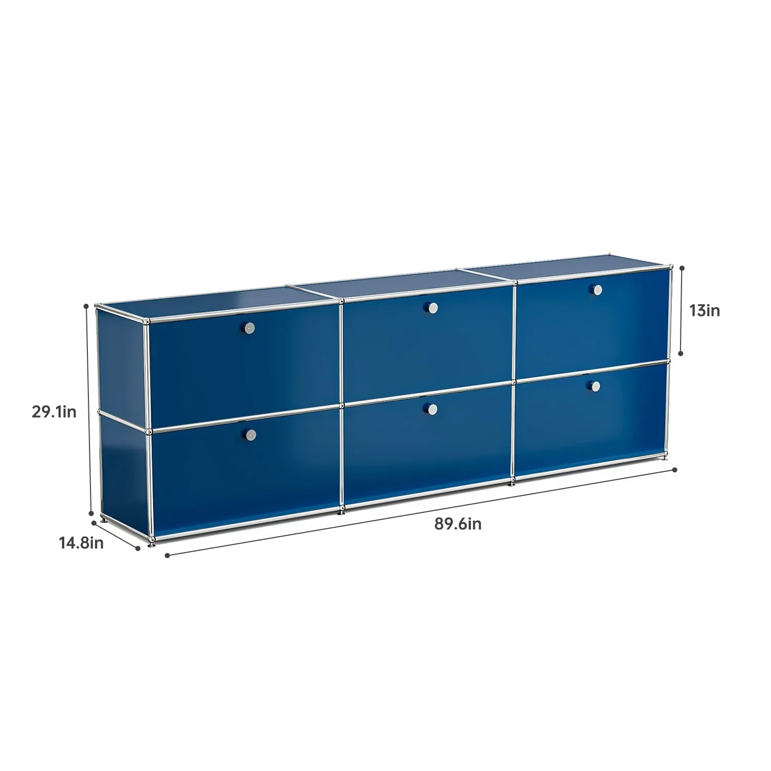 Arthia Designs - USM Haller Blue Modular Storage Cabinet Replica - Review