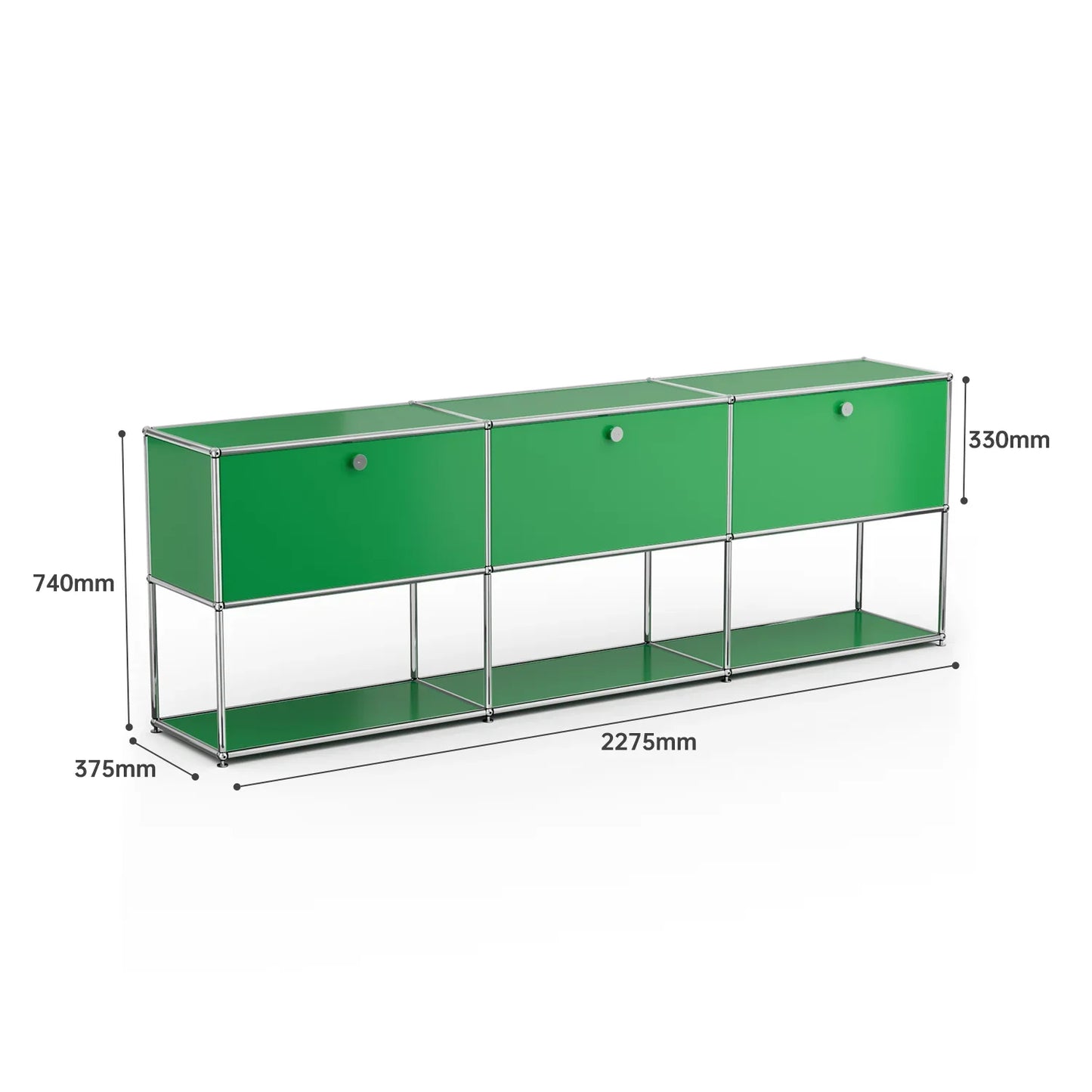 Arthia Designs - USM Haller Green Modular Storage Cabinet Replica - Review