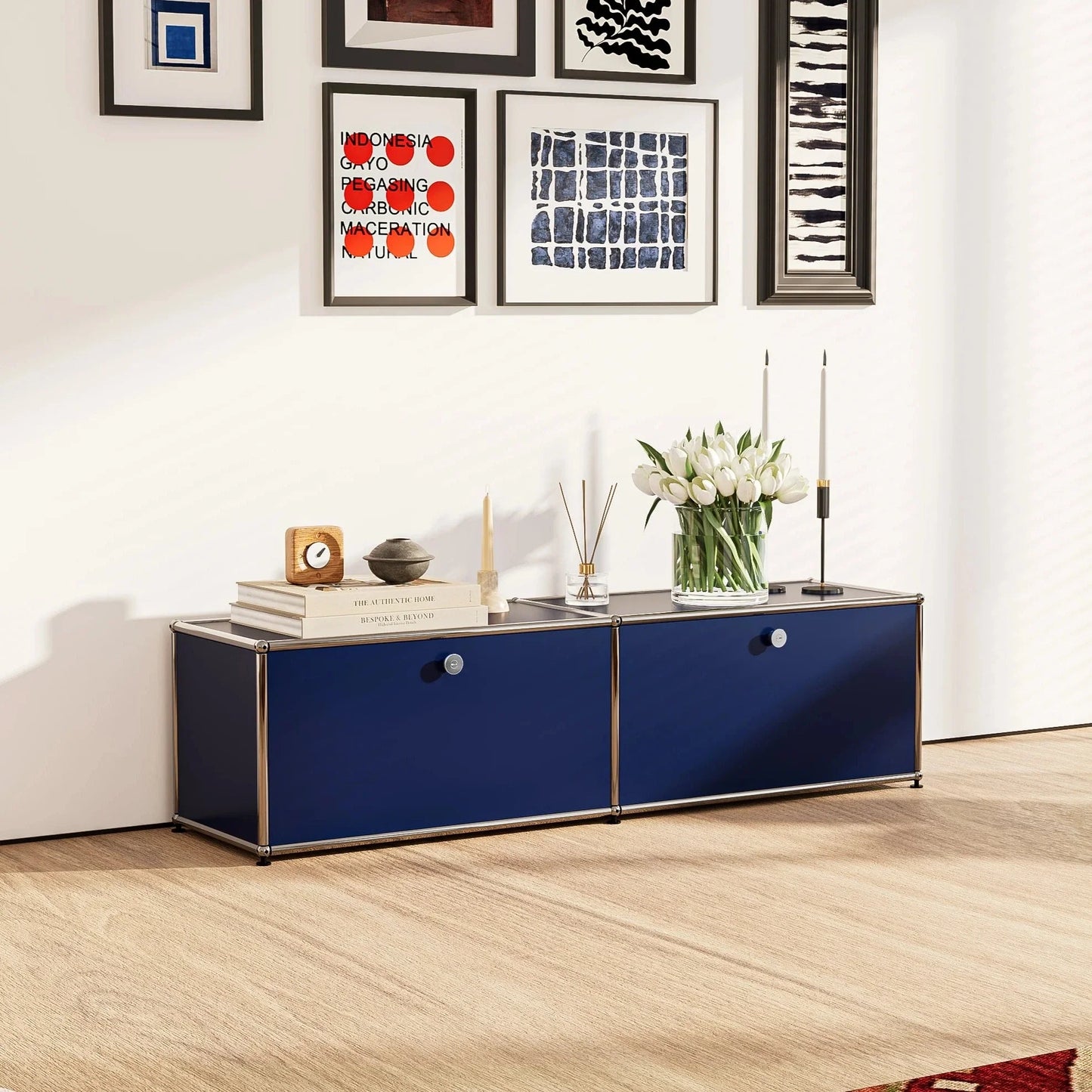 Arthia Designs - USM Haller Blue Modular Storage Cabinet Replica - Review