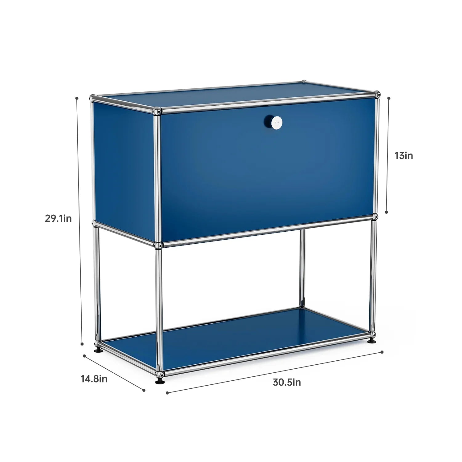 Arthia Designs - USM Haller Blue Modular Storage Cabinet Replica - Review