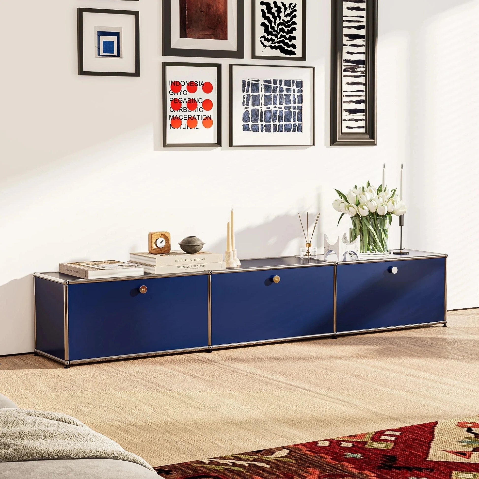 Arthia Designs - USM Haller Blue Modular Storage Cabinet Replica - Review