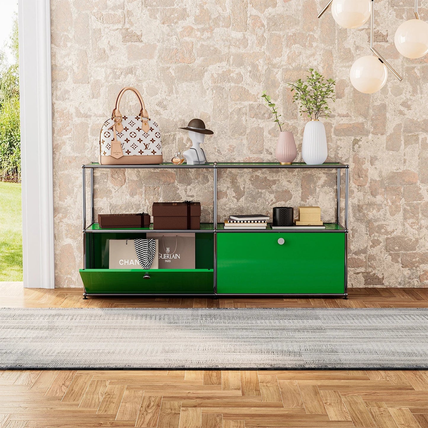 Arthia Designs - USM Haller Green Modular Storage Cabinet Replica - Review