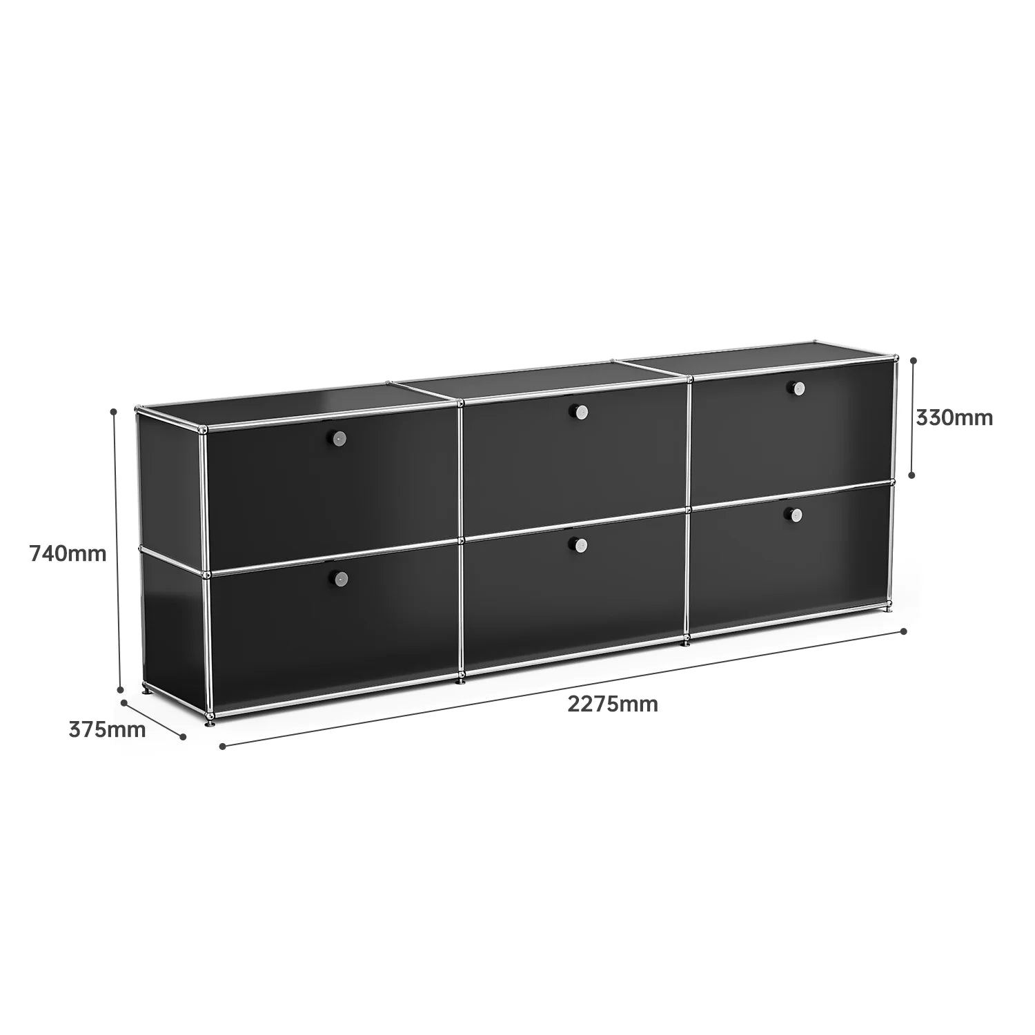 Arthia Designs - USM Haller Black Modular Storage Cabinet Replica - Review