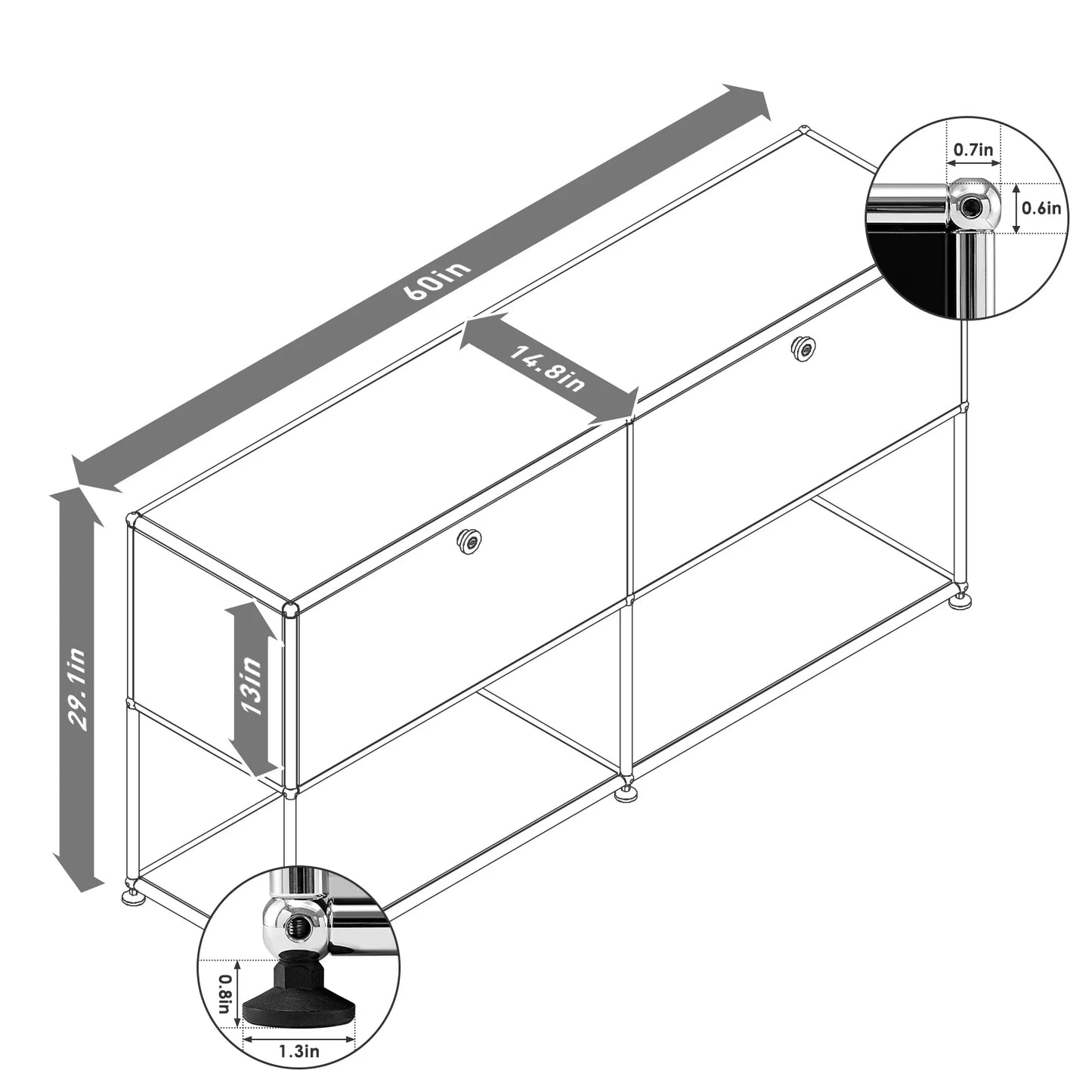 Arthia Designs - USM Haller Modular Storage Cabinet Replica - Review