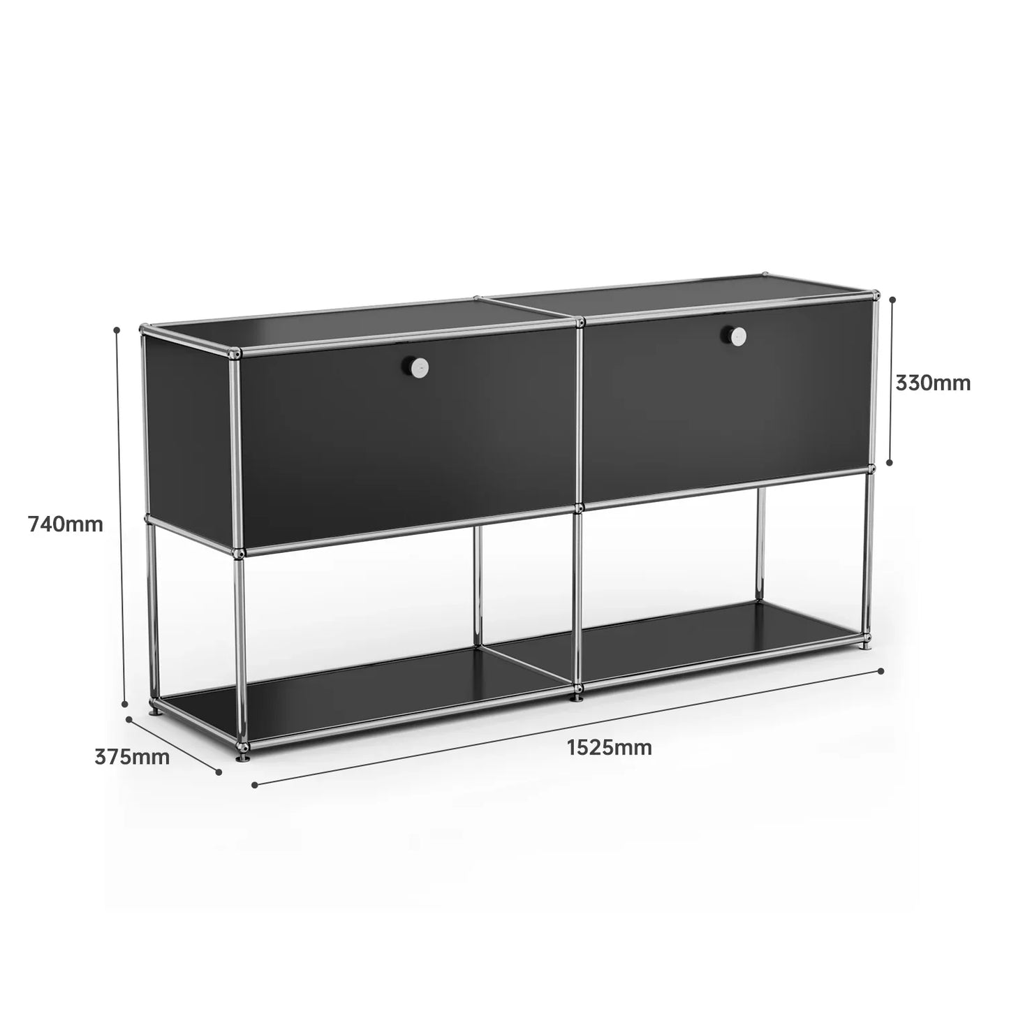 Arthia Designs - USM Haller Black Modular Storage Cabinet Replica - Review