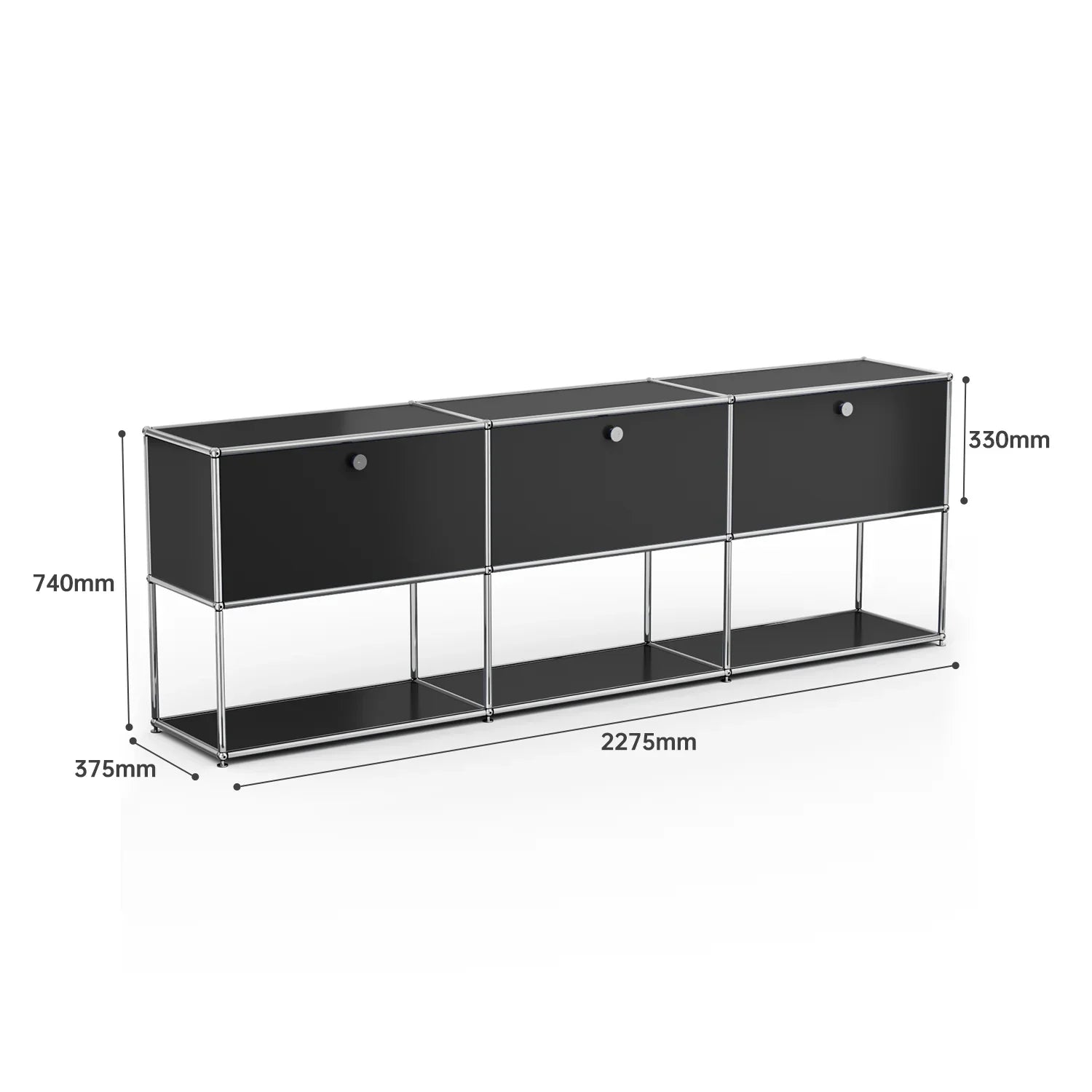 Arthia Designs - USM Haller Black Modular Storage Cabinet Replica - Review