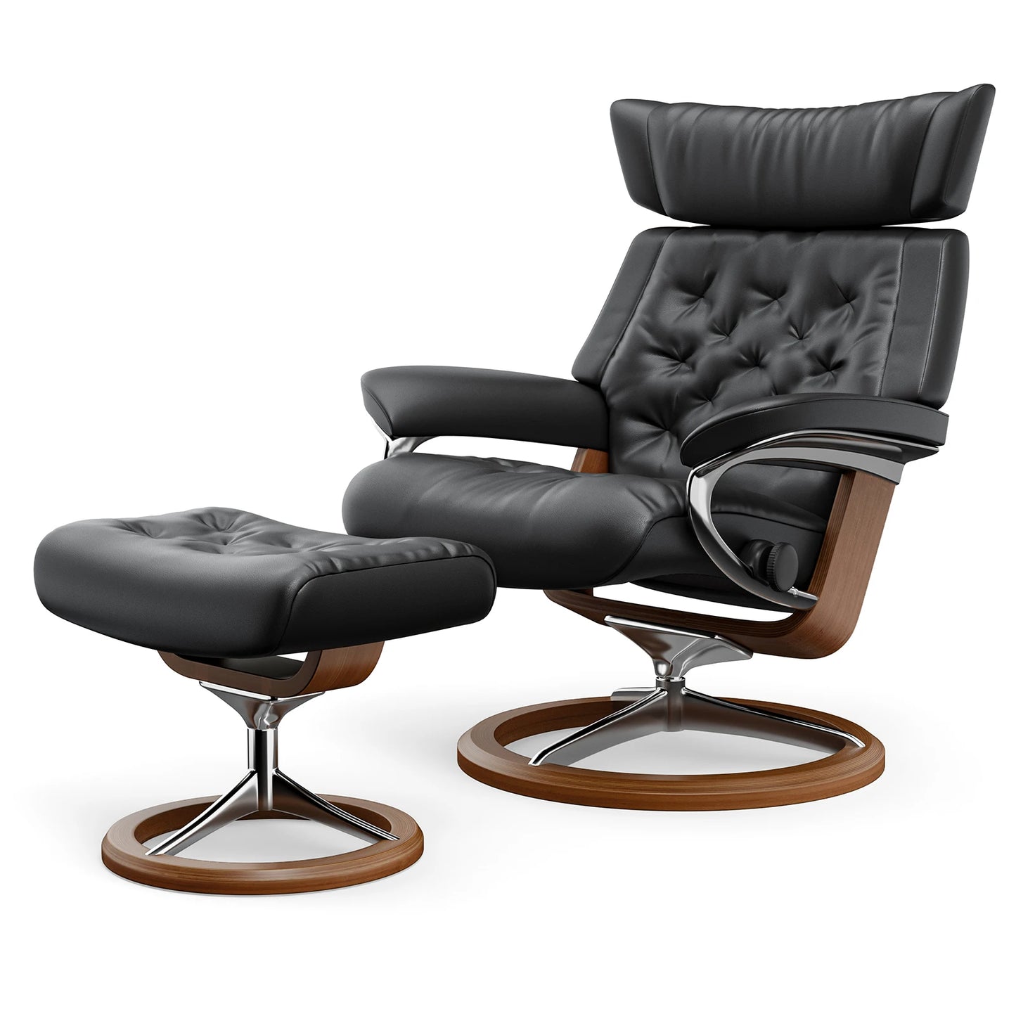 Arthia Designs - Luxe Comfort Recliner Chair with Ottoman | Genuine Leather - Review