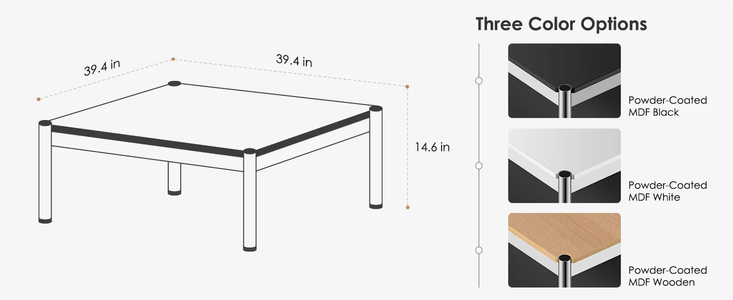 Arthia Designs - USM Haller 39 Inch Modern Coffee Table - Review