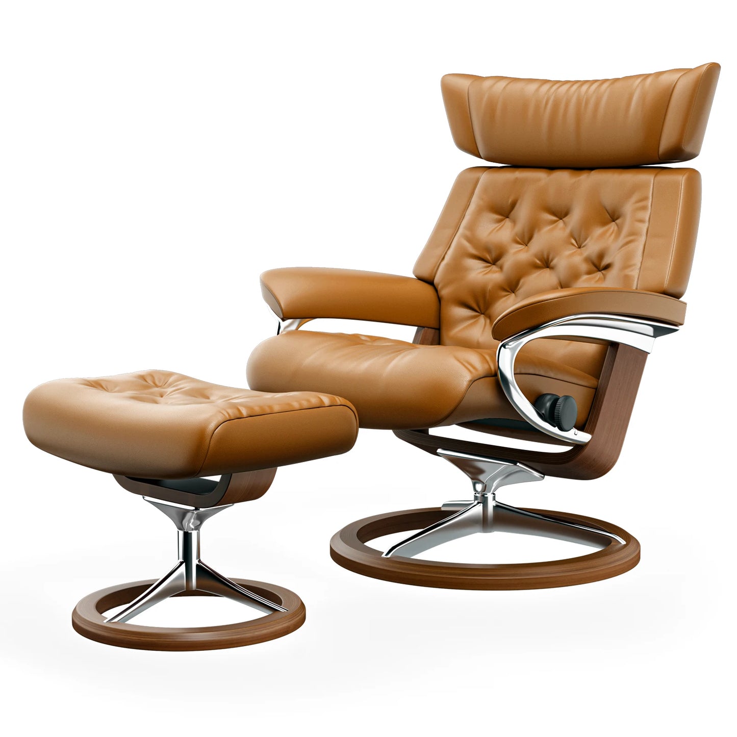 Arthia Designs - Luxe Comfort Recliner Chair with Ottoman | Genuine Leather - Review