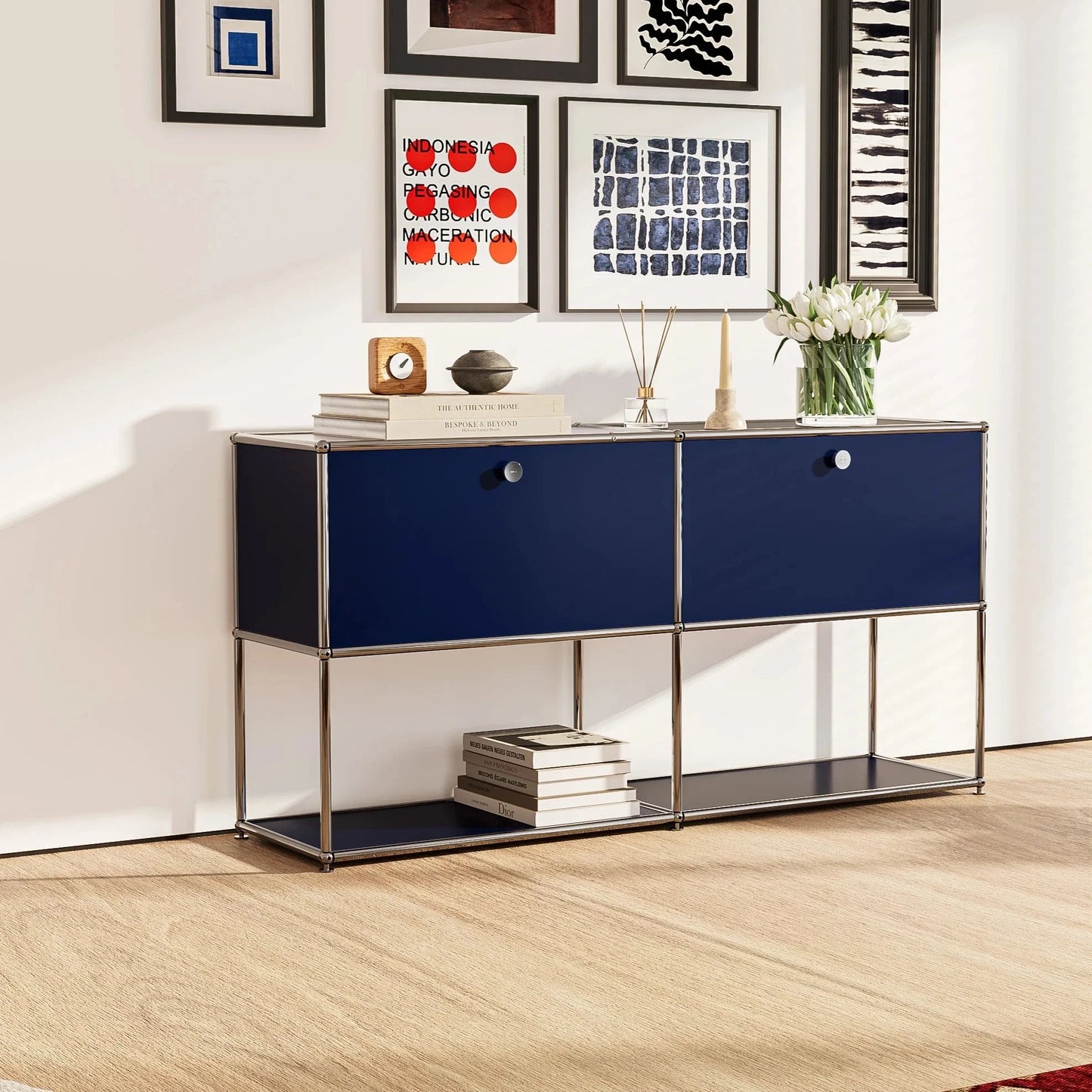 Arthia Designs - USM Haller Blue Modular Storage Cabinet Replica - Review