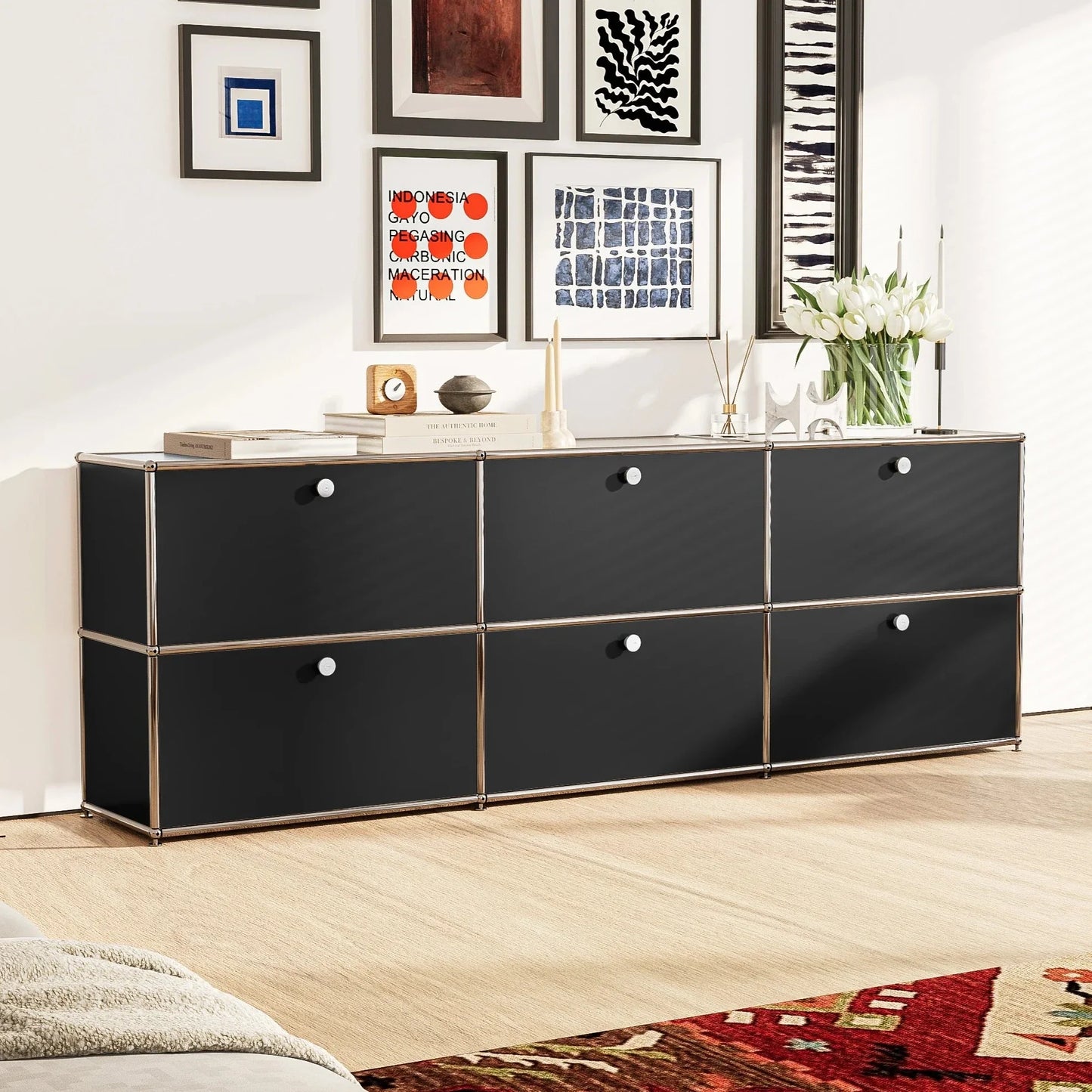 Arthia Designs - USM Haller Black Modular Storage Cabinet Replica - Review