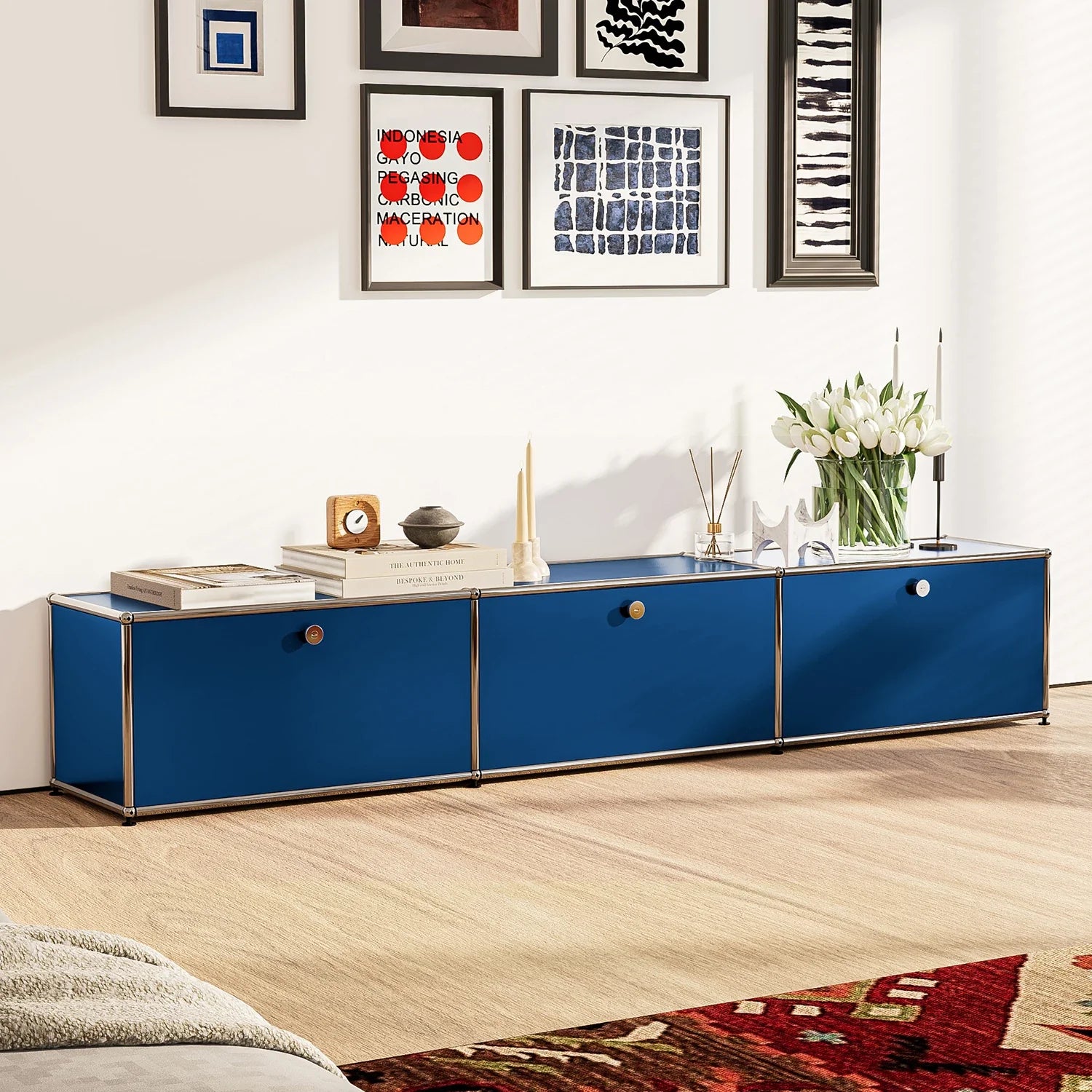 Arthia Designs - USM Haller Blue Modular Storage Cabinet Replica - Review