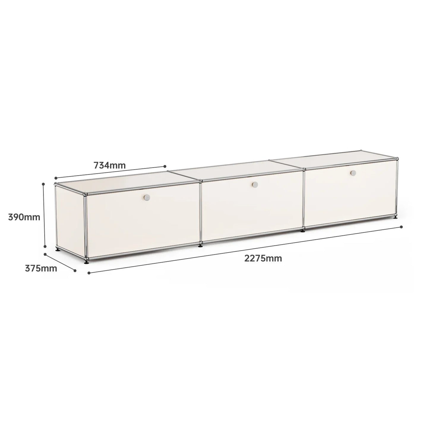 Arthia Designs - USM Haller White Modular Storage Cabinet Replica - Review