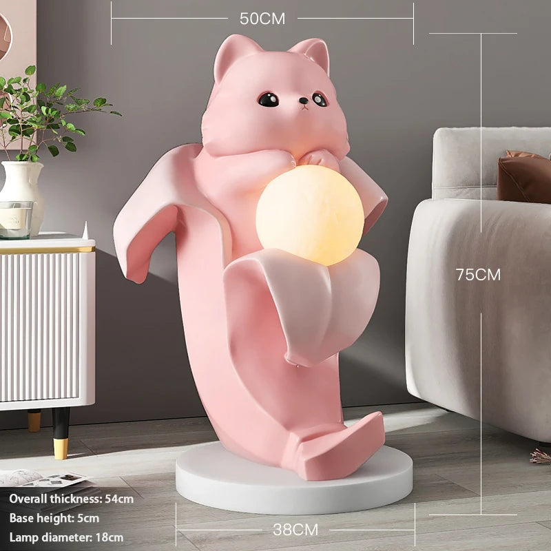 Arthia Designs - Banana Cat Statue With Light - Review