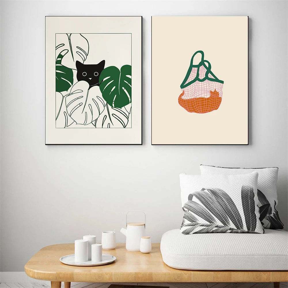 Arthia Designs - Funny Lazy Cat Dumpling Canvas Art - Review