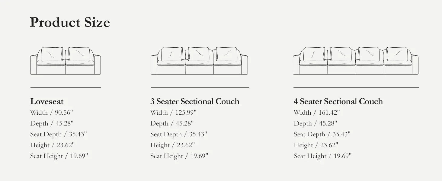 Arthia Designs - High-Density Memory Foam Modular Cloud Sofa - Review