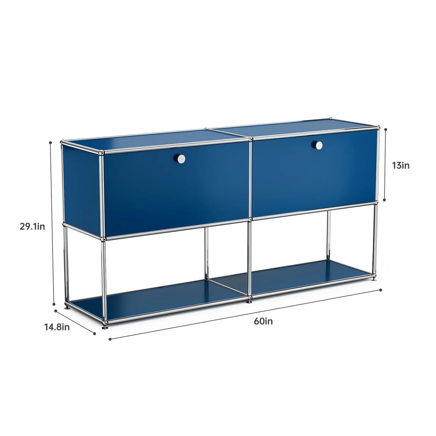 Arthia Designs - USM Haller Blue Modular Storage Cabinet Replica - Review