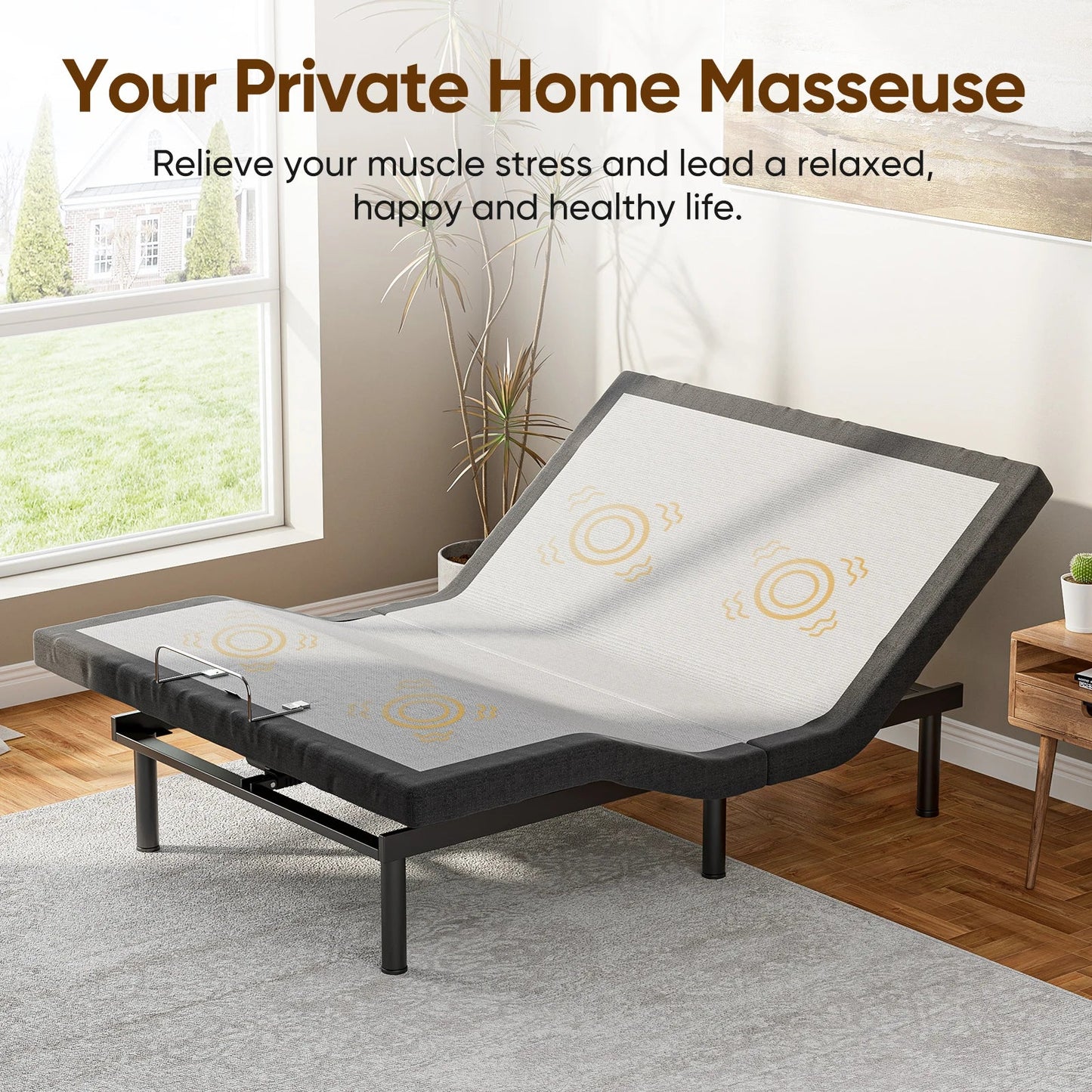 Arthia Designs - Adjustable Bed Frame with Massage, Ergonomic Foot & Head Incline - Review