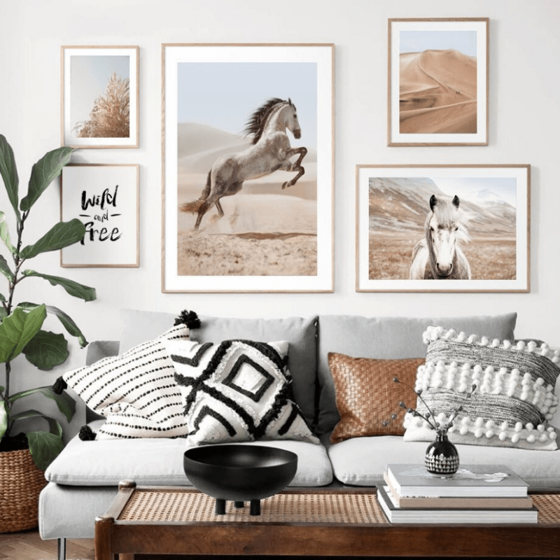 Arthia Designs - Desert Mountain Horse Canvas Art - Review