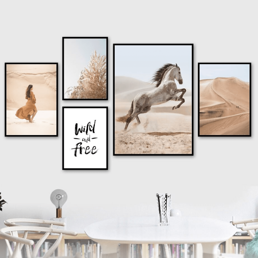 Arthia Designs - Desert Mountain Horse Canvas Art - Review