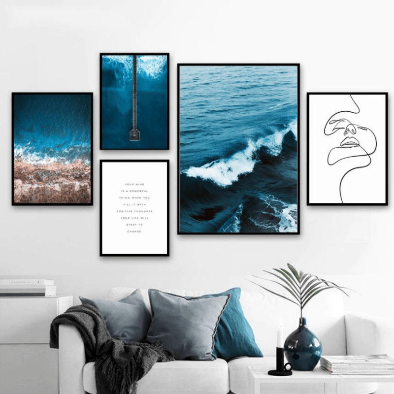 Arthia Designs - Blue Ocean Pier Canvas Art - Review