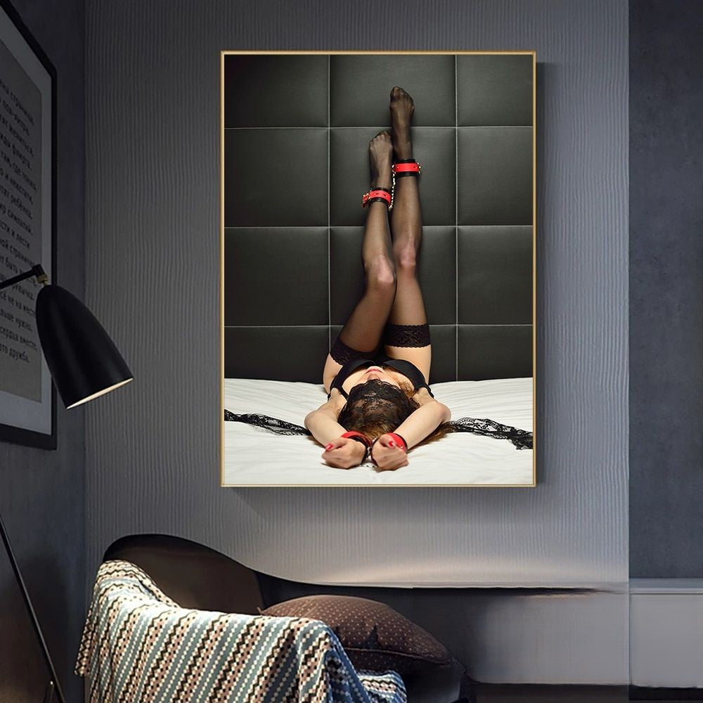 Arthia Designs - Sexy Bondage Girl Canvas Art - Review