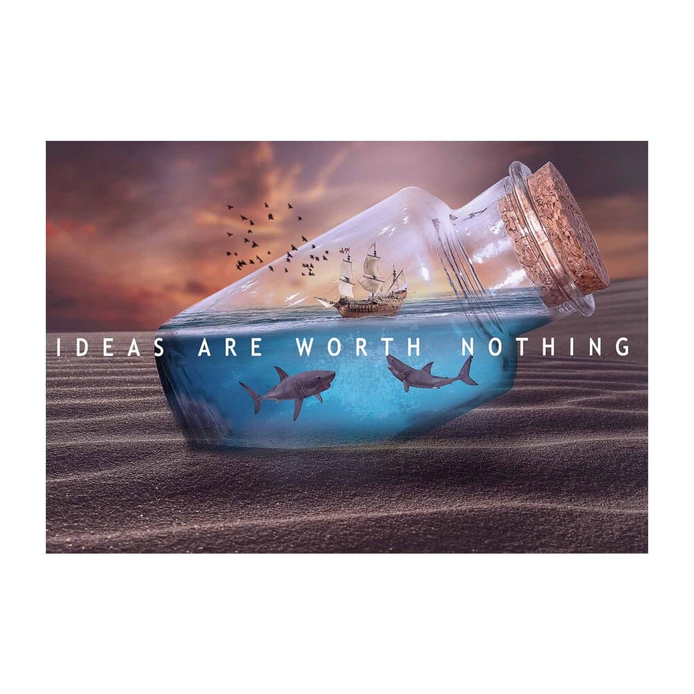 Arthia Designs - Ideas Are Worth Nothing Canvas Art - Review