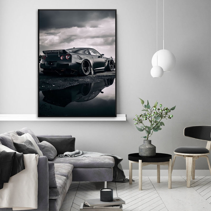 Arthia Designs - Luxury Black Car Canvas Art - Review